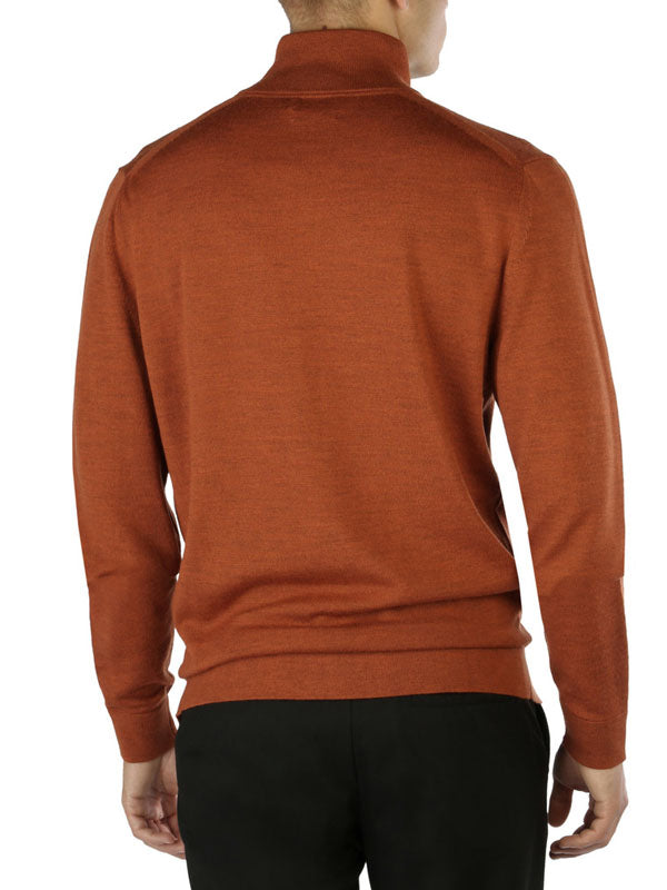 Calvin Klein Half-Zip Pullover in Brown Color 2