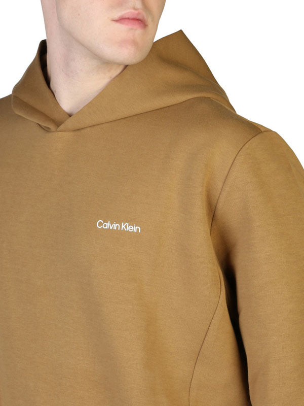 Calvin Klein Hoodie in Brown Color 3a