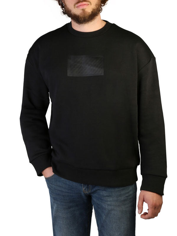 Calvin Klein Logo Sweater in Black Color