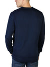 Calvin Klein Wool Long Sleeve Top in Blue Color 2