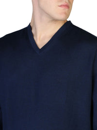 Calvin Klein Wool Long Sleeve Top in Blue Color 3
