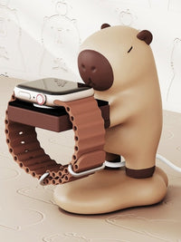 Capybara Apple Watch Charger Stand Desk Organizer 2