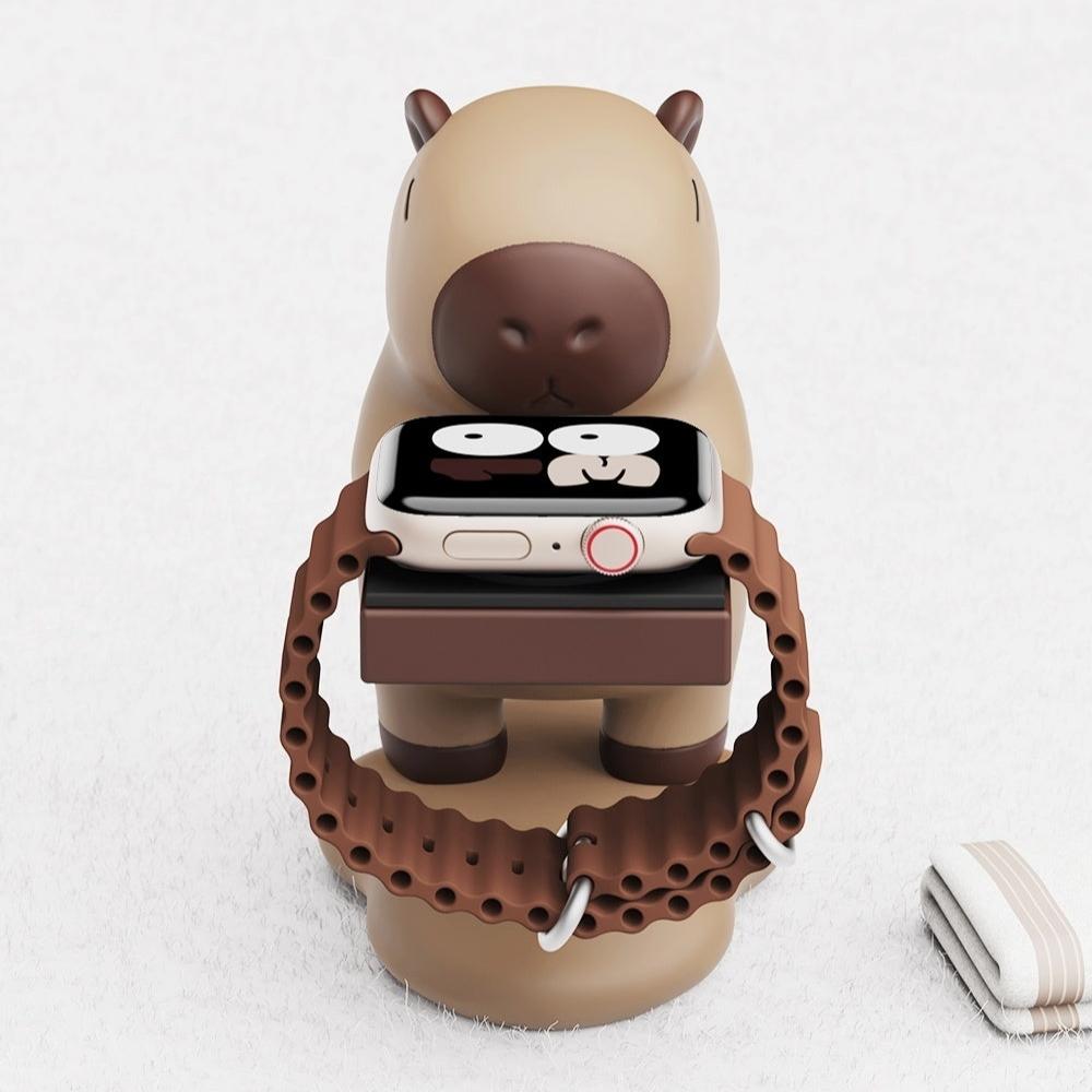 Capybara Apple Watch Charger Stand Desk Organizer 3