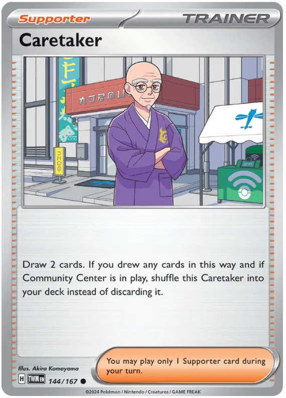 [Collector Troves] Pokemon Scarlet & Violet Twilight Masquerade Trainer Caretaker Card
