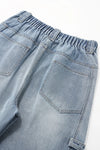 Cargo Wide Leg Vintage Washed Jeans 7