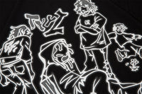 Cartoon Streetstyle T-Shirt in Black Color 4