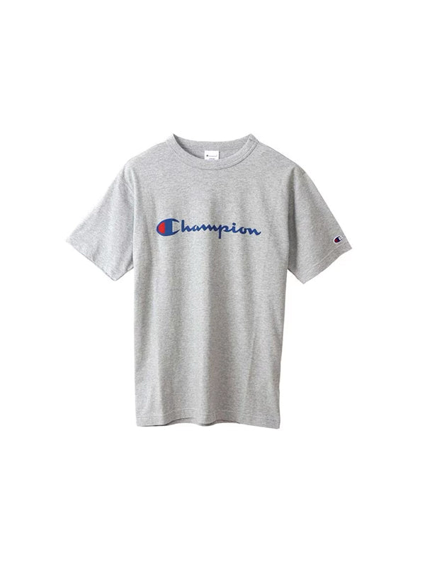 Champion Script T-Shirt in Grey Color 2