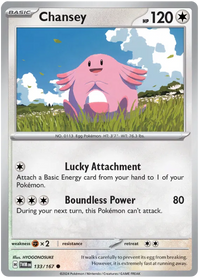 [Collector Troves] Pokemon Scarlet & Violet Twilight Masquerade Chansey Card