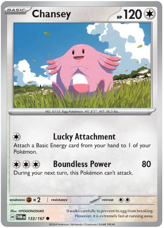 [Collector Troves] Pokemon Scarlet & Violet Twilight Masquerade Chansey Card