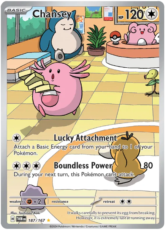 [Collector Troves] Pokemon Scarlet & Violet Twilight Masquerade Chansey Card