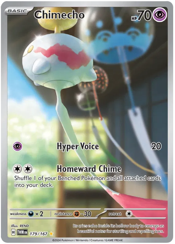 [Collector Troves] Pokemon Scarlet & Violet Twilight Masquerade Chimecho Card