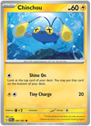 [Collector Troves] Pokemon Scarlet & Violet Paldean Fates Chinchou Card