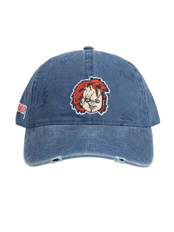 Chucky Embroidered Distressed Cap 2