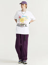 Colorful Weekend Sunflower T-Shirt in White Color 6