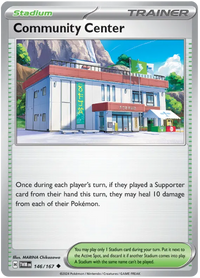 [Collector Troves] Pokemon Scarlet & Violet Twilight Masquerade Trainer Community Center Card