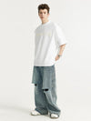 "DANGEROUS" Puffer Print T-Shirt in White Color - THIS IS FOR HIM