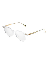 DITA ASH Optical in Crystal Clear-Yellow Gold Color