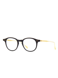 DITA ASH Optical in Matte Black-Yellow Gold Color