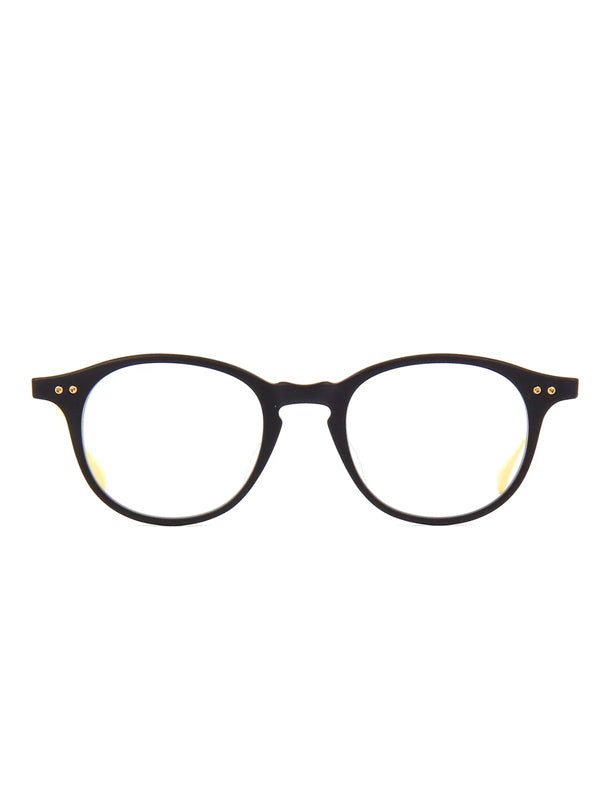 DITA ASH Optical in Matte Black-Yellow Gold Color 2