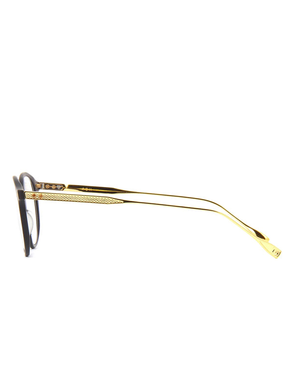 DITA ASH Optical in Matte Black-Yellow Gold Color 3