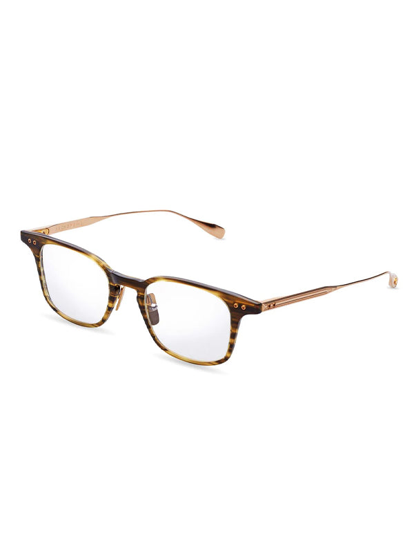 DITA BUCKEYE (+) Optical in Timber Brown-White Gold Color