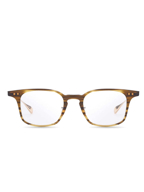 DITA BUCKEYE (+) Optical in Timber Brown-White Gold Color 2