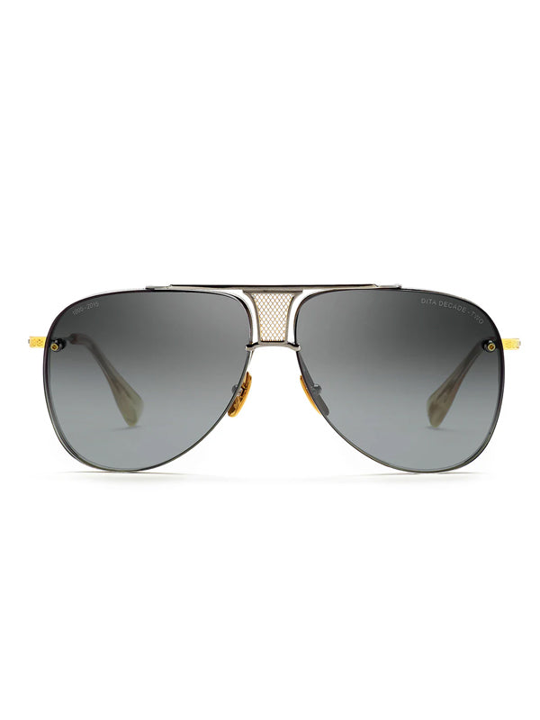 DITA DECADE-TWO Sunglasses in Black Palladium-18K Gold Color 2