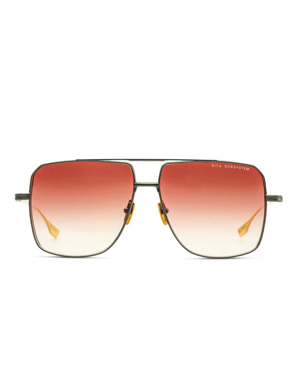 DITA DUBSYSTEM Sunglasses in Black Iron-Yellow Gold Color 2