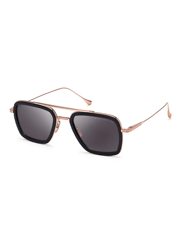 DITA FLIGHT 006 Sunglasses in Black-Rose Gold Color