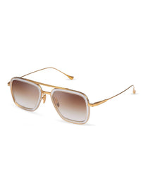 DITA FLIGHT.006 Sunglasses in Clear Crystal-Yellow Gold Color