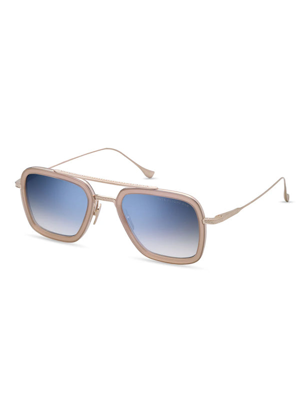 DITA FLIGHT.006 Sunglasses in White Gold-Dusty Pink Color