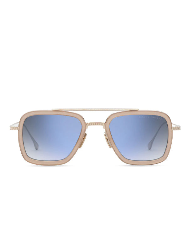 DITA FLIGHT.006 Sunglasses in White Gold-Dusty Pink Color 2