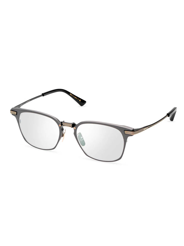 メガネ DITA Dita Eyeweare - LINRCON - Black Iron - Yello Gold Dita Linrcon - Eye Optical