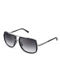 DITA MACH-ONE Sunglasses in Matte Black Antique Silver Color 