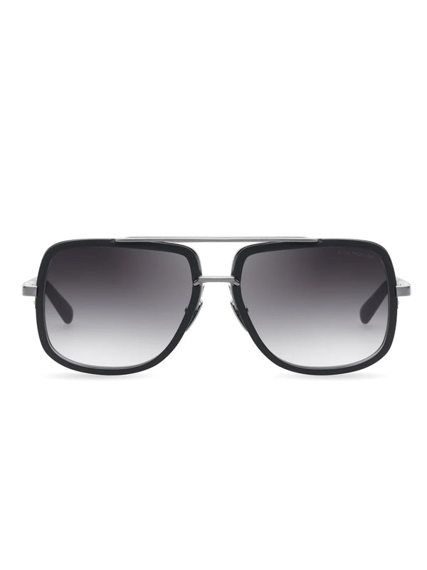 DITA MACH-ONE Sunglasses in Matte Black Antique Silver Color  2