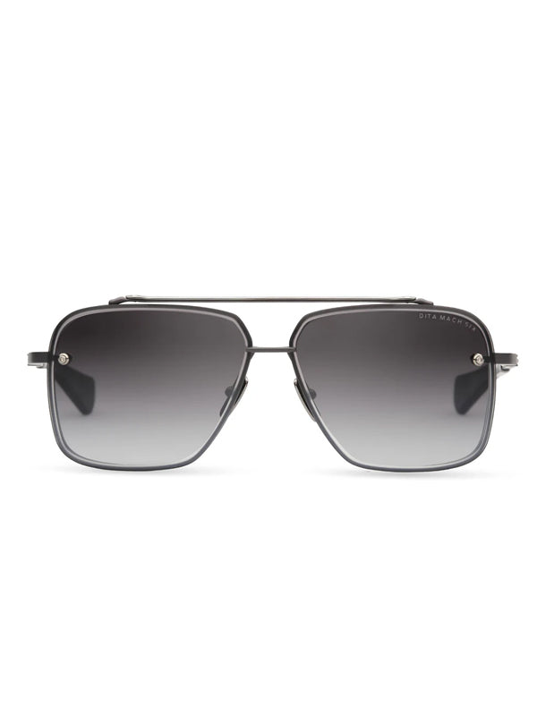 DITA MACH-SIX Sunglasses in Black Iron-Matte Black Color 2