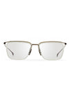 DITA SCHEMA ONE Optical in Antique Silver-Crystal Clear Color 3