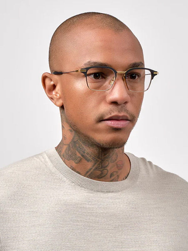 DITA TYPOGRAPHER in Black Iron-Yellow Gold Color 5