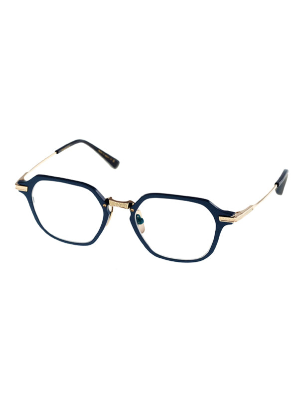 DITA UNION-THREE Optical in Matte Navy-White Gold Color