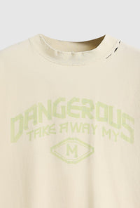 "Dangerous" Graphic Oversized T-Shirt 10