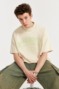 "Dangerous" Graphic Oversized T-Shirt 7