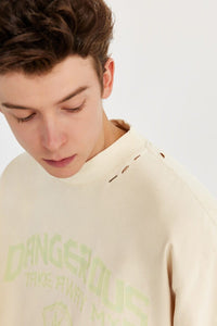 "Dangerous" Graphic Oversized T-Shirt 9