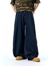 Denim  Washed and Distressed Machete Baggy Jeans 2
