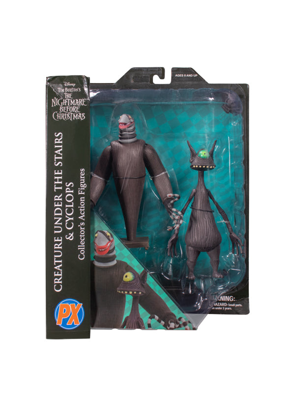 Diamond Select The Nightmare Before Christmas Cyclops & The Creature Under The Stairs 2-Pack Action Figures 2