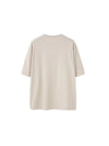 "Don't Be So Misereable" Tennis Ball T-Shirt in Beige Color