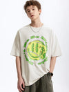 "Don't Be So Misereable" T-Shirt in Beige Color 3