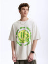 "Don't Be So Misereable" T-Shirt in Beige Color 5