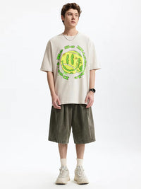 "Don't Be So Misereable" T-Shirt in Beige Color 6