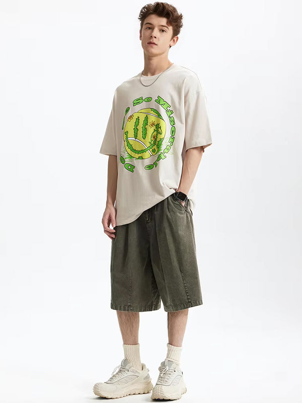 "Don't Be So Misereable" T-Shirt in Beige Color 7