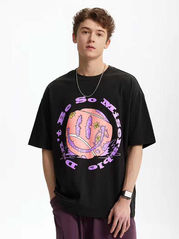 "Don't Be So Misereable" T-Shirt in Black Color 3